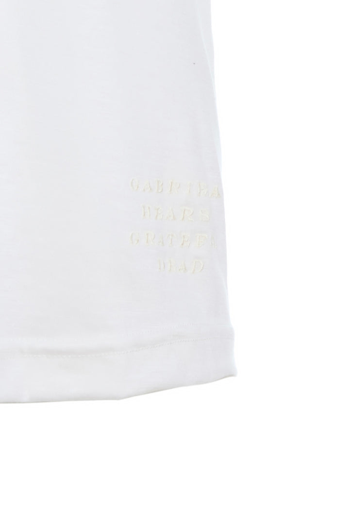 Combe Long Sleeve T-Shirt in Ivory Cashmere Jersey