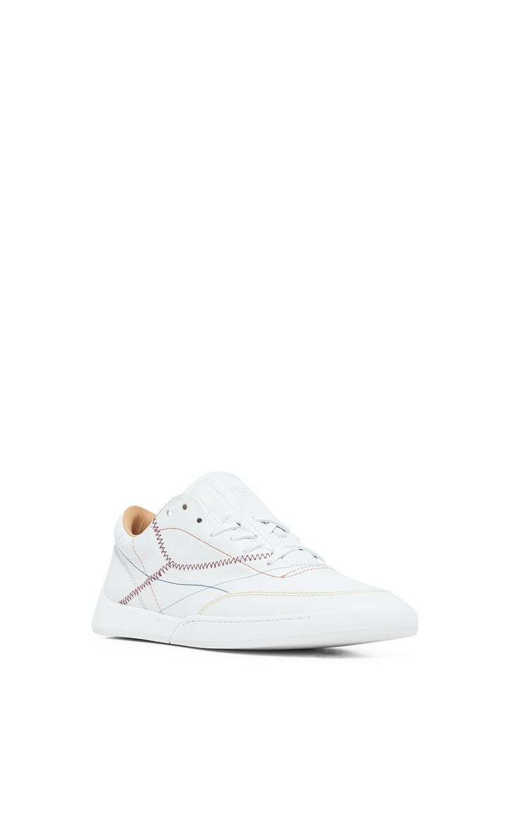 Ohio Slip-on Sneaker in White Leather