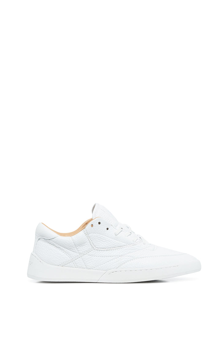 Ohio Slip-on Sneaker in White Textured Leather